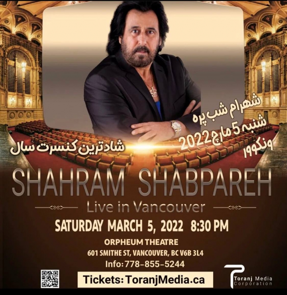 Shahram Shabpareh Concert in Vancouver Mr Busy