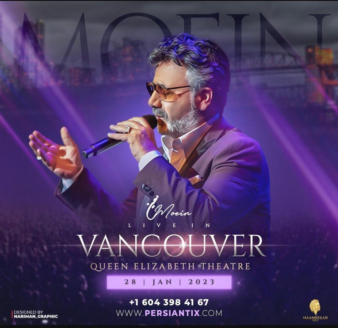 Moein Live Concert in Vancouver Mr Busy